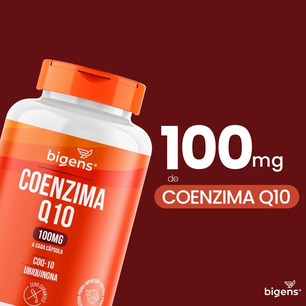Coenzima Q10 100mg | 100mg por Cápsula 30 Cápsulas - Bigens