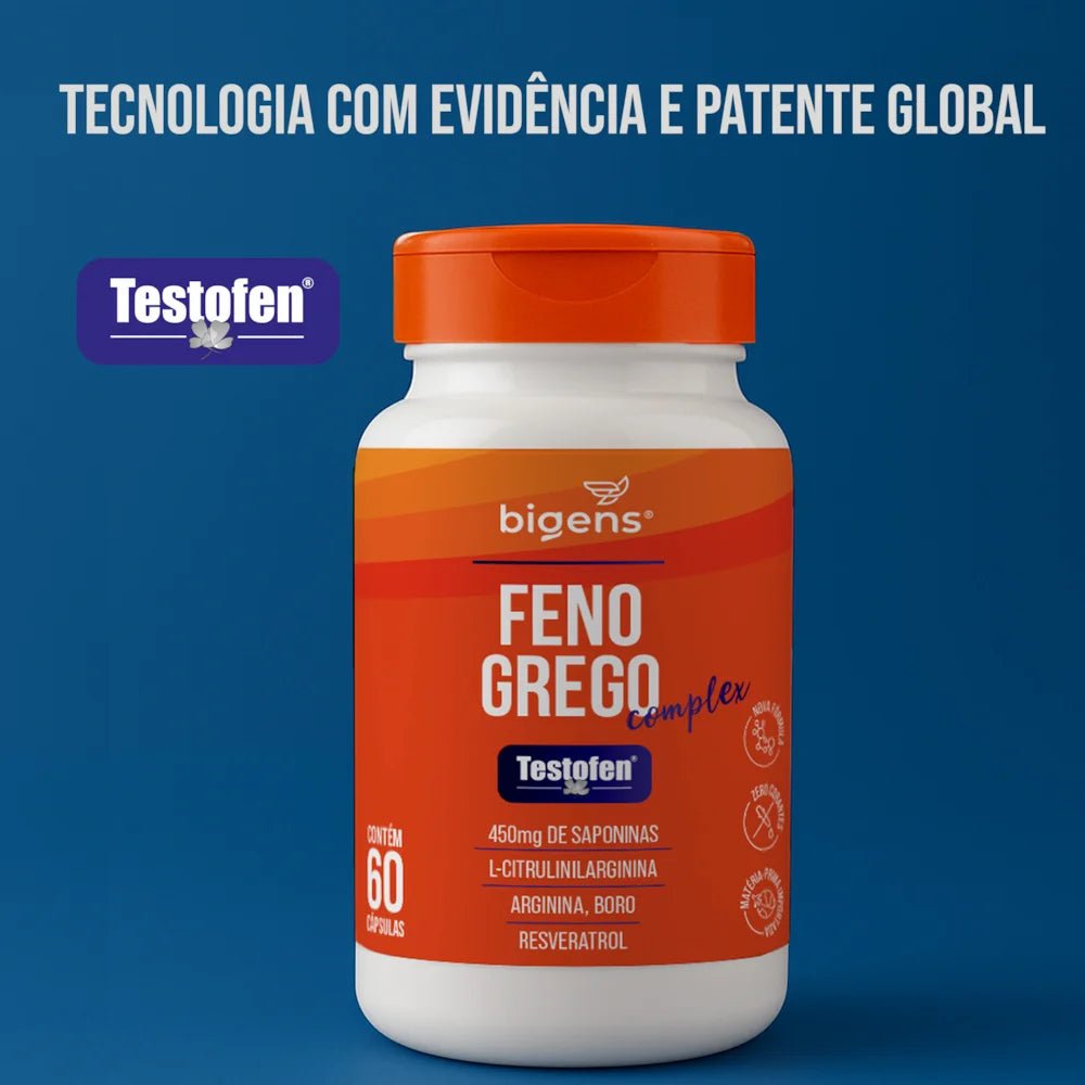 Feno Grego Complex | 450mg de Saponinas 60 Cápsulas - Bigens
