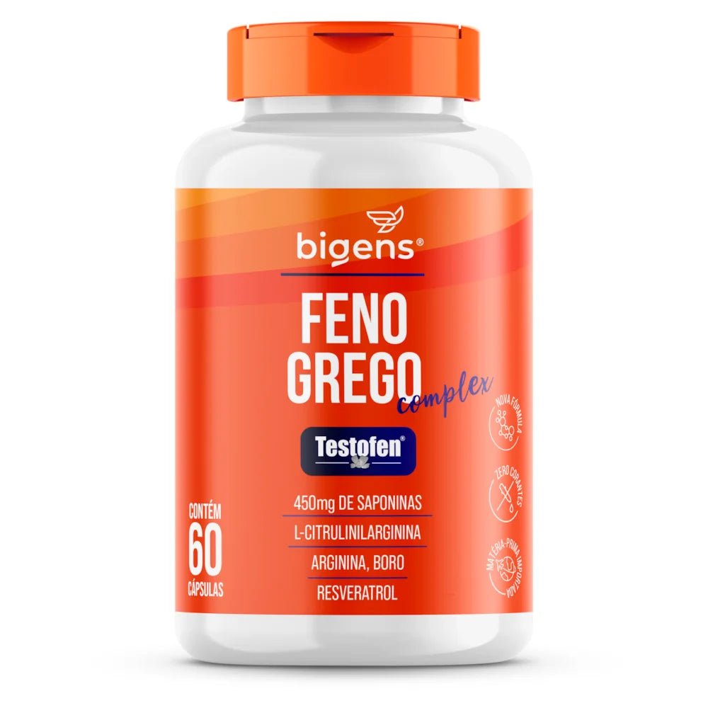 Feno Grego Complex | 450mg de Saponinas 60 Cápsulas - Bigens