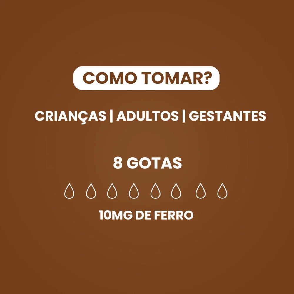 Ferro Quelato Gotas | Bisglicinato 30ml - Bigens