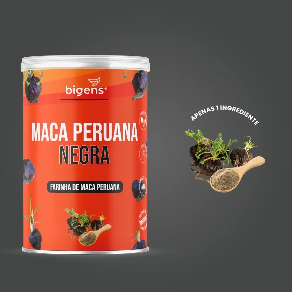 Maca Peruana Negra | 5.000mg por porção 150g - Bigens