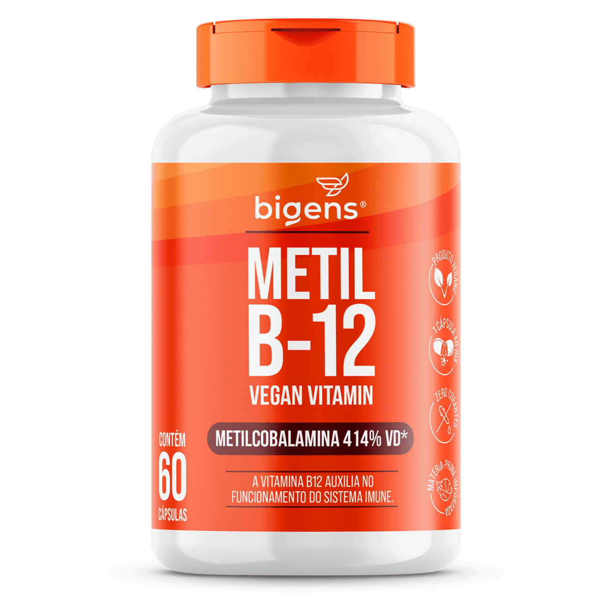 Metil B12 | Metilcobalamina 60 Cápsulas - Bigens