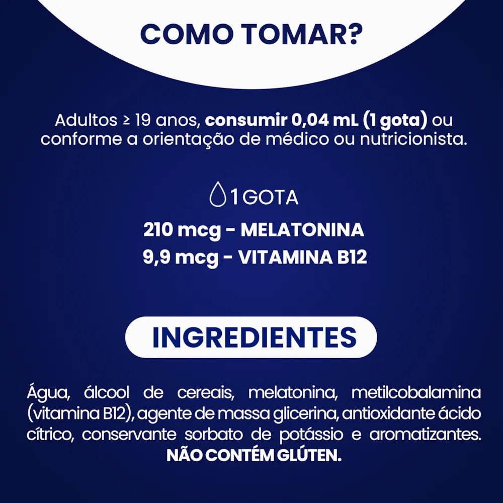 Night Calm B12 | Melatonina + Metil B12 30ml - Bigens
