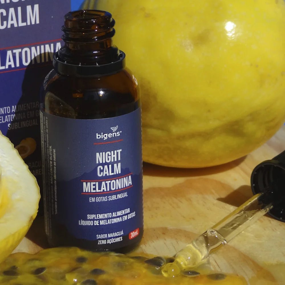 Night Calm Líquida Maracujá | Melatonina 30ml - Bigens