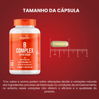 B complex | B9 + B12 + B1 + B2 + B3 + B5 + B6 e B7 60 Cápsulas - Bigens