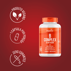 B complex | B9 + B12 + B1 + B2 + B3 + B5 + B6 e B7 60 Cápsulas - Bigens