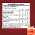 B complex | B9 + B12 + B1 + B2 + B3 + B5 + B6 e B7 60 Cápsulas - Bigens