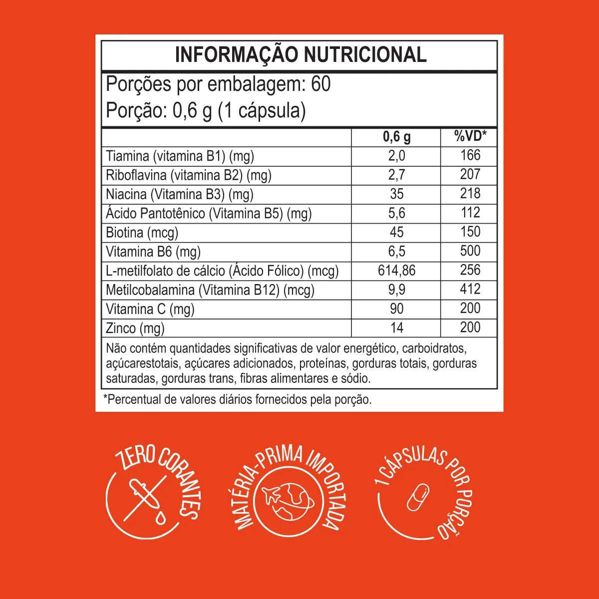 B complex | Complexo B com B9 + B12 + B1 + B2 + B3 + B5 + B6 e B7 60 Cápsulas - Complexo B - Bigens