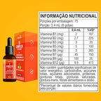 B Complex Gotas | B9, B12, B1, B2, B3, B5, B6 e B7 30ml - Bigens