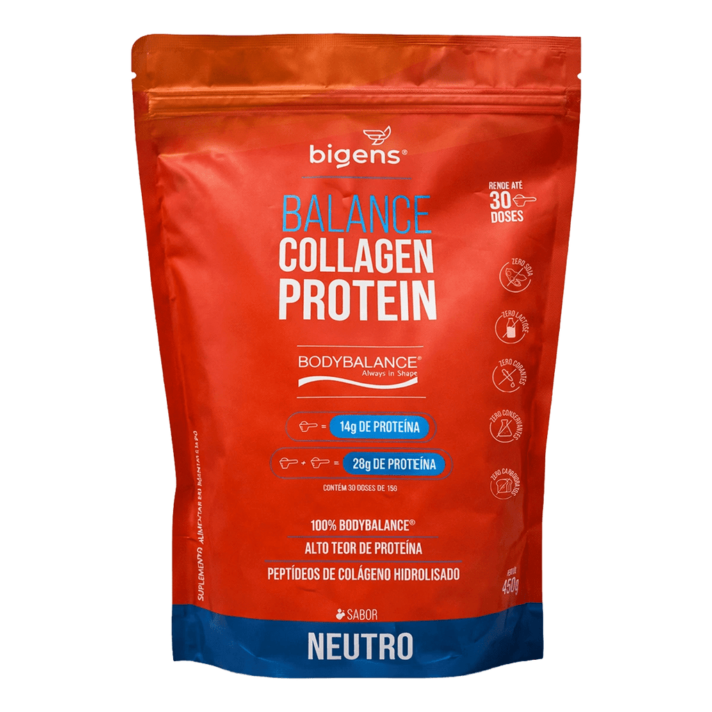 Balance Collagen Protein Neutro | BodyBalance® Peptídeos de Colágeno Hidrolisado 450g - Bigens
