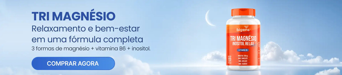 Tri Magnésio Inositol Relax + Vitamina B6 120 Cápsulas