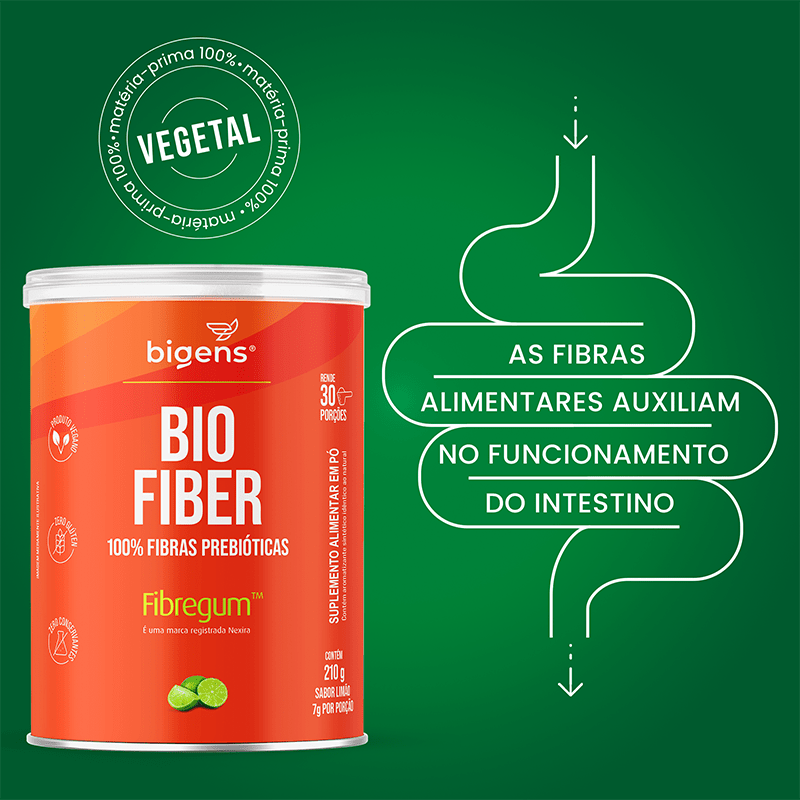 Bio Fiber | 100% Fibras Prebióticas 210g - Bigens