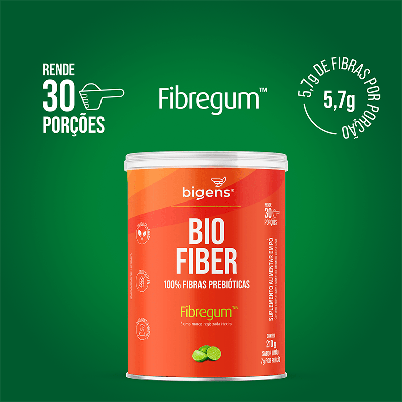 Bio Fiber | 100% Fibras Prebióticas 210g - Bigens
