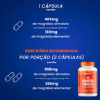 Bio Magnésio Dimalato | 250mg de Magnésio Elementar 60 Cápsulas - Bigens