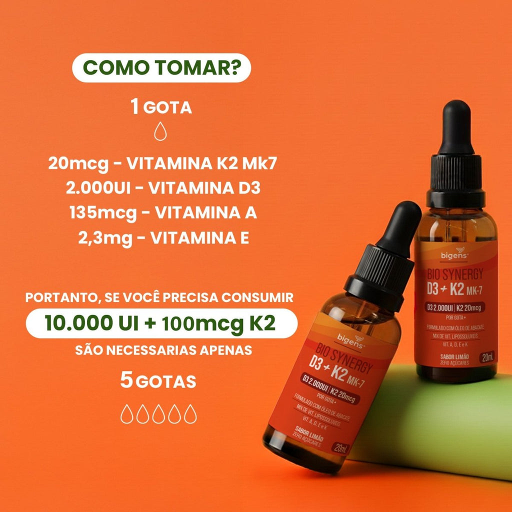 Bio Synergy | Vit. A, D, K e E 20ml - Bigens