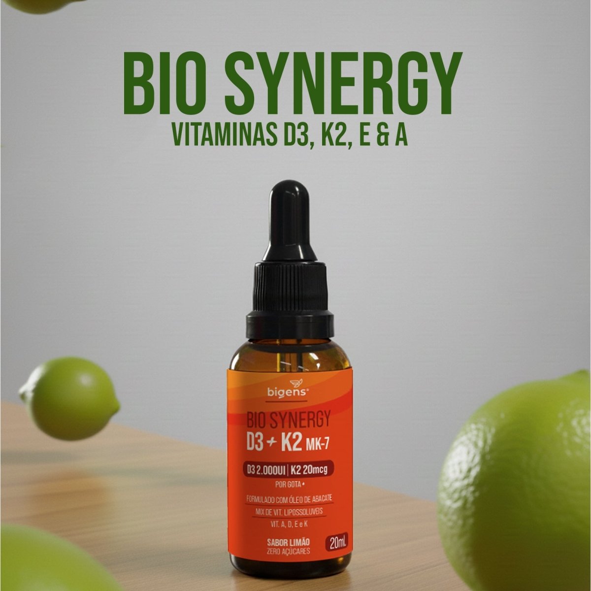 Bio Synergy | Vit. A, D, K e E 20ml - Bigens