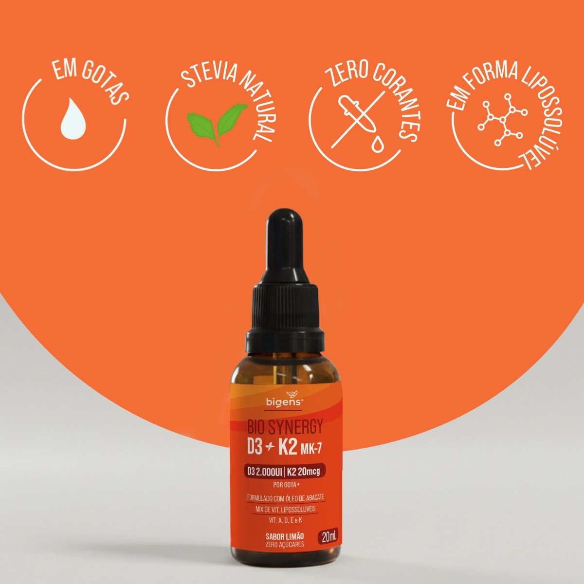 Bio Synergy | Vit. A, D, K e E 20ml - Bigens