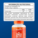 Bio Zinco Quelato | 29mg Bisglicinato de Zinco 60 Cápsulas - Bigens
