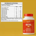 Biotina Complex | 45mcg Vitaminas do Complexo B + TCM 60 Cápsulas - Bigens