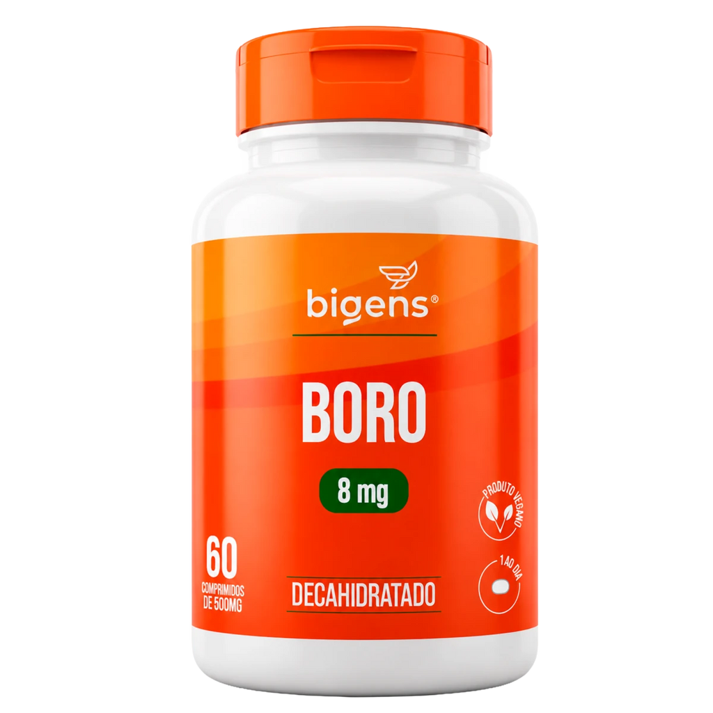 Boro | Boro Decahidratado 8mg 60 Comprimidos - Bigens