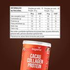 Cacau Collagen Protein | Até 25g de Proteína 450g - Bigens
