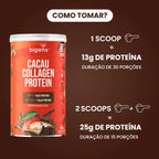 Cacau Collagen Protein | Até 25g de Proteína 450g - Bigens