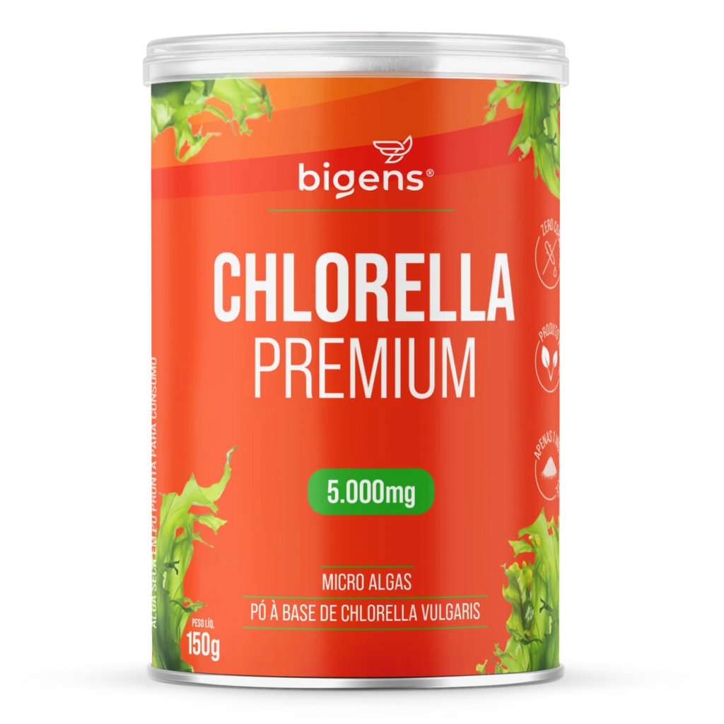 Chlorella Premium | 5.000mg por Dose 150g - Bigens