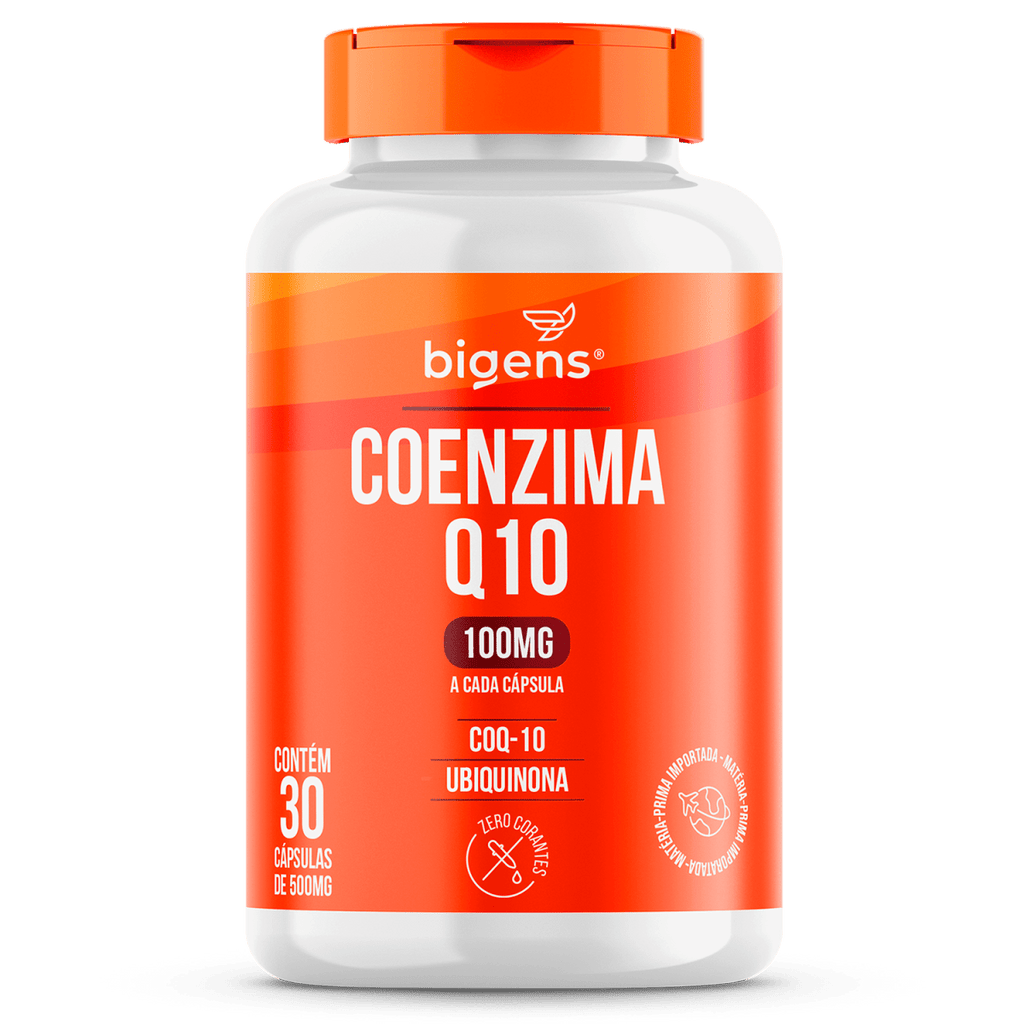 Coenzima Q10 100mg | 100mg por Cápsula 30 Cápsulas - Bigens