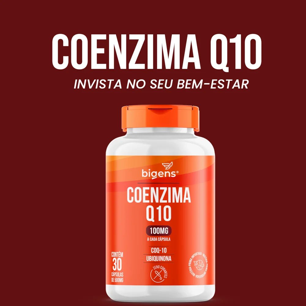 Coenzima Q10 100mg | 100mg por Cápsula 30 Cápsulas - Bigens