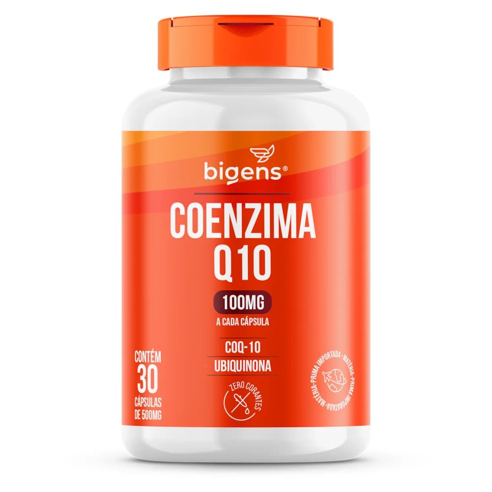 Coenzima Q10 100mg | 100mg por Cápsula 30 Cápsulas - Bigens