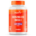 Coenzima Q10 + Ômega 3 | Q10 100mg + Ômega 3 311mg + Vit. E 15mg 60 Cápsulas - Bigens