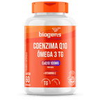 Coenzima Q10 + Ômega 3 | Q10 100mg + Ômega 3 311mg + Vit. E 15mg 60 Cápsulas - Bigens