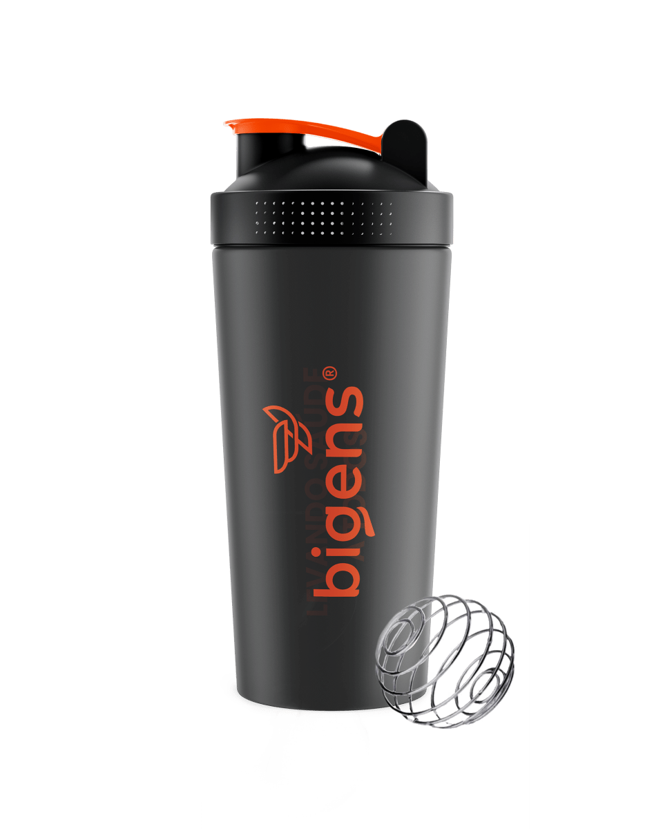 Coqueteleira Preta com Misturador | 600 ML - Bigens