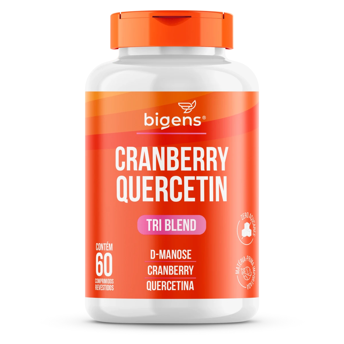 Cranberry Quercetin | D - Manose + Cranberry + Quercetina 60 Comprimidos - Bigens