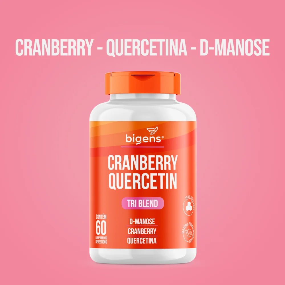 Cranberry Quercetin | D - Manose + Cranberry + Quercetina 60 Comprimidos - Bigens
