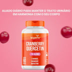 Cranberry Quercetin | D - Manose + Cranberry + Quercetina 60 Comprimidos - Bigens