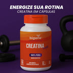Creatina Caps | Monohidratada 180 Cápsulas - Bigens