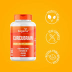 Curcubrain | Fosfatidilserina +Vit. B6 +Niacina +Colina 30 Cápsulas - Bigens