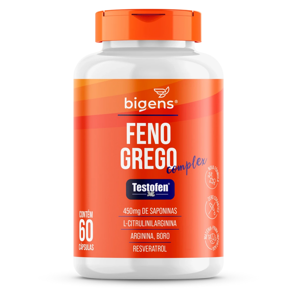 Feno Grego Complex | 450mg de Saponinas 60 Cápsulas - Bigens