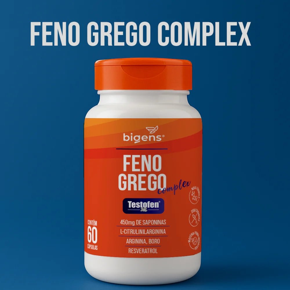 Feno Grego Complex | 450mg de Saponinas 60 Cápsulas - Bigens