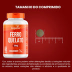Ferro Quelato | 34mg Bisglicinato 60 Comprimidos - Bigens