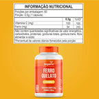Ferro Quelato + Vitamina C | 34mg Bisglicinato 60 cápsulas - Bigens