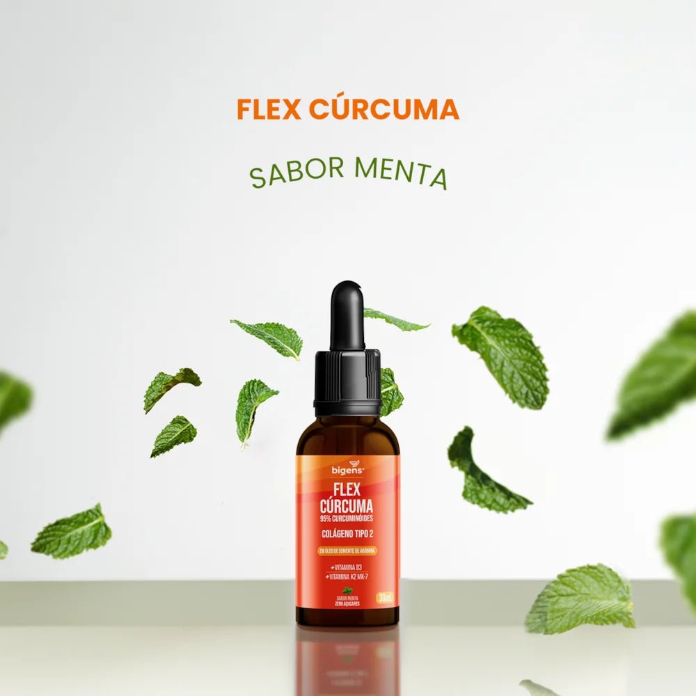 Flex Cúrcuma | Colágeno Tipo 2 30ml - Bigens