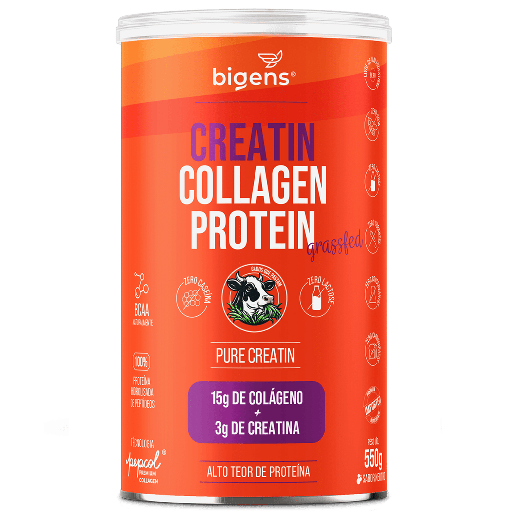 Grass Fed Creatin Collagen Protein | Pure Creatin 550g - Bigens
