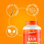 Inforce Hair® | Cabelo, pele e unhas 60 Cápsulas - Bigens