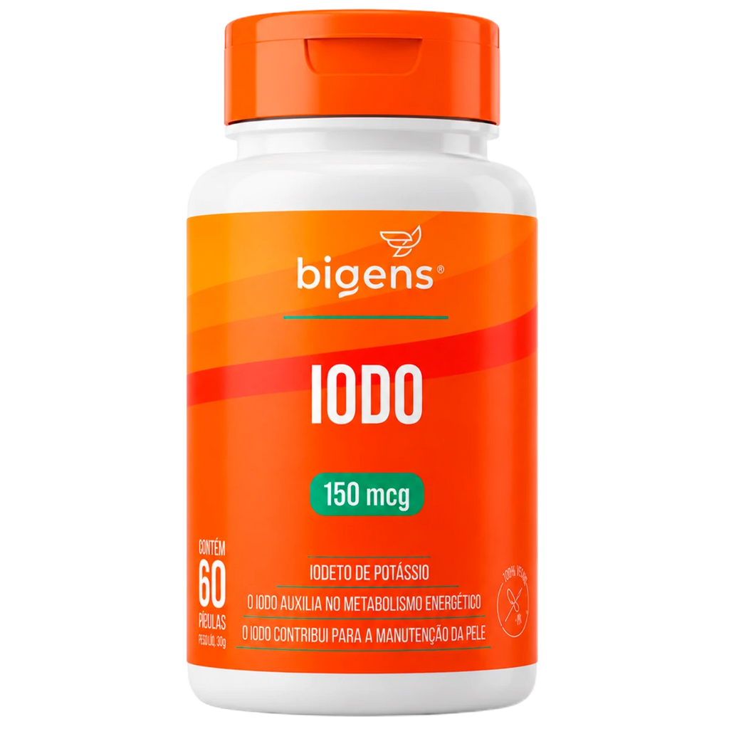 Iodo 150mg | 60 cápsulas - Minerais - Bigens
