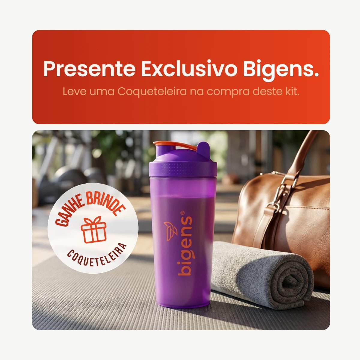 Kit Essenciais: Q10 + Ômega 3 + Magnésio + Complexo B + D3 + Brinde - Bigens