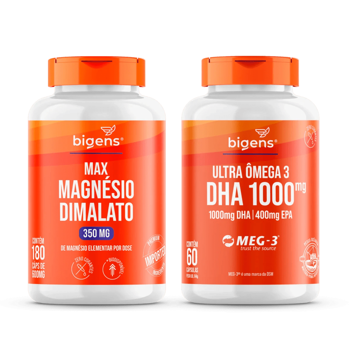 Kit Estrutural - Ultra Ômega + Max Magnésio - Bigens