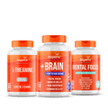 Kit Performance Mental e Foco: +Brain, Mental Focus e Theanina | Bigens - Bigens