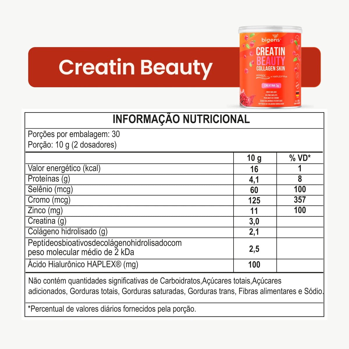 Kit Saúde da Mulher - Vitalidade e Beleza: Inforce Hair + Creatin Beauty + Up Cycle - Bigens